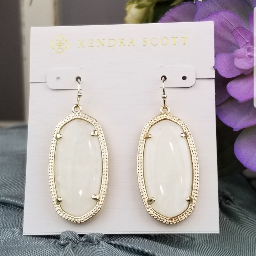 Kendra Scott, Elle, Ivory Pearl, Earrings